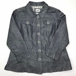 Live a little, spring coat, 2XXL, button front